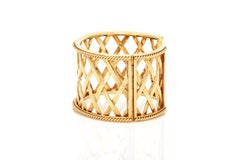 Gold Cage Cuff Bracelet