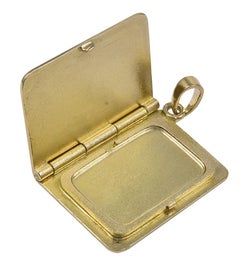 Gold Cartier French Passport Locket