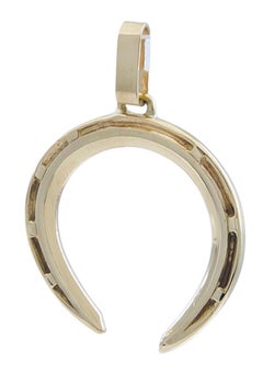 Gold Cartier Horseshoe Charm