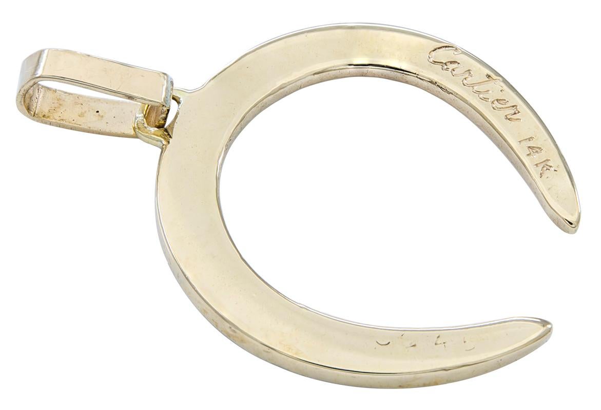 upside down horseshoe necklace