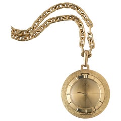 Gold Cartier Pocket or Pendant Watch