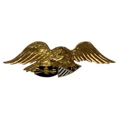 Gold Carved Louisburg Eagle