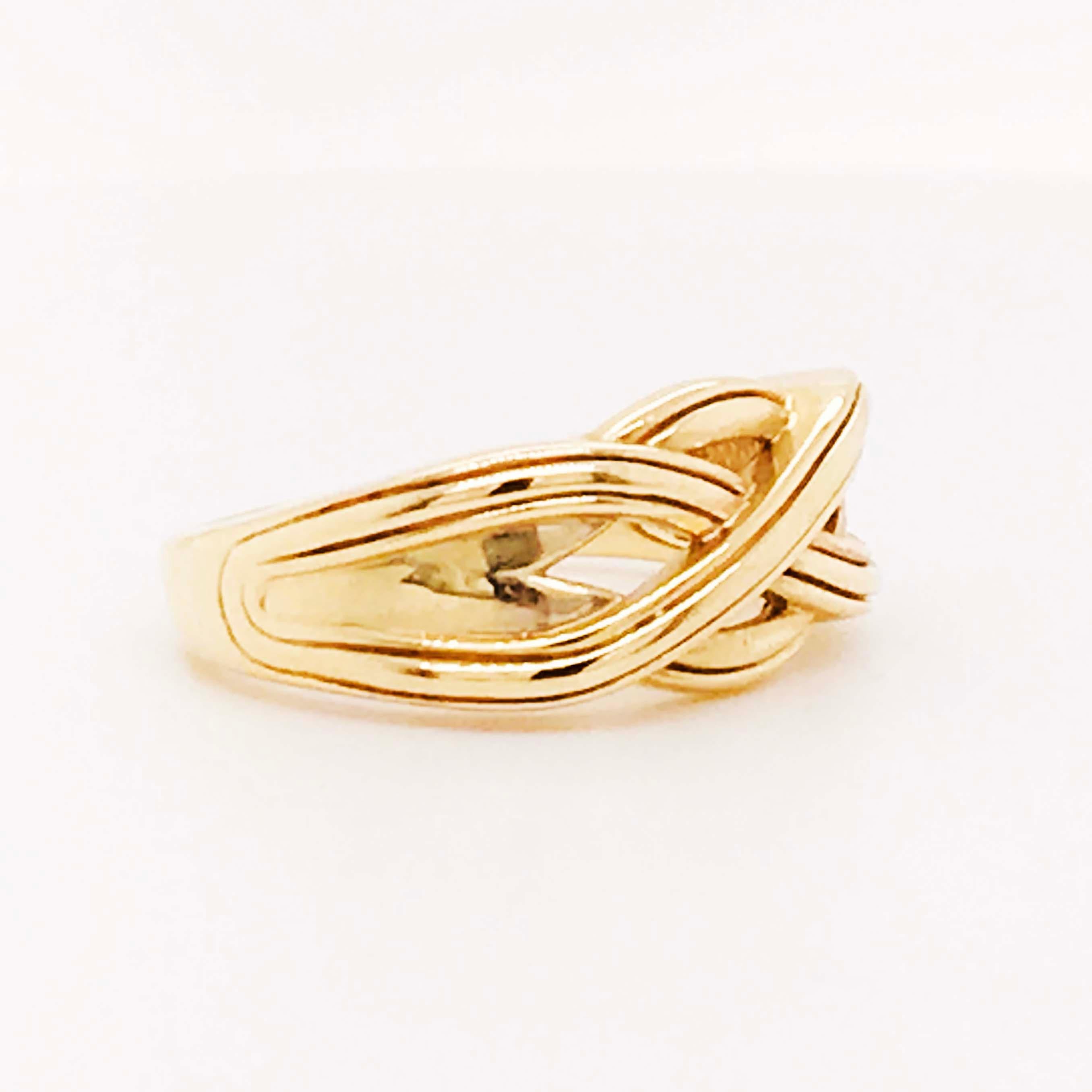 celtic knot gold ring