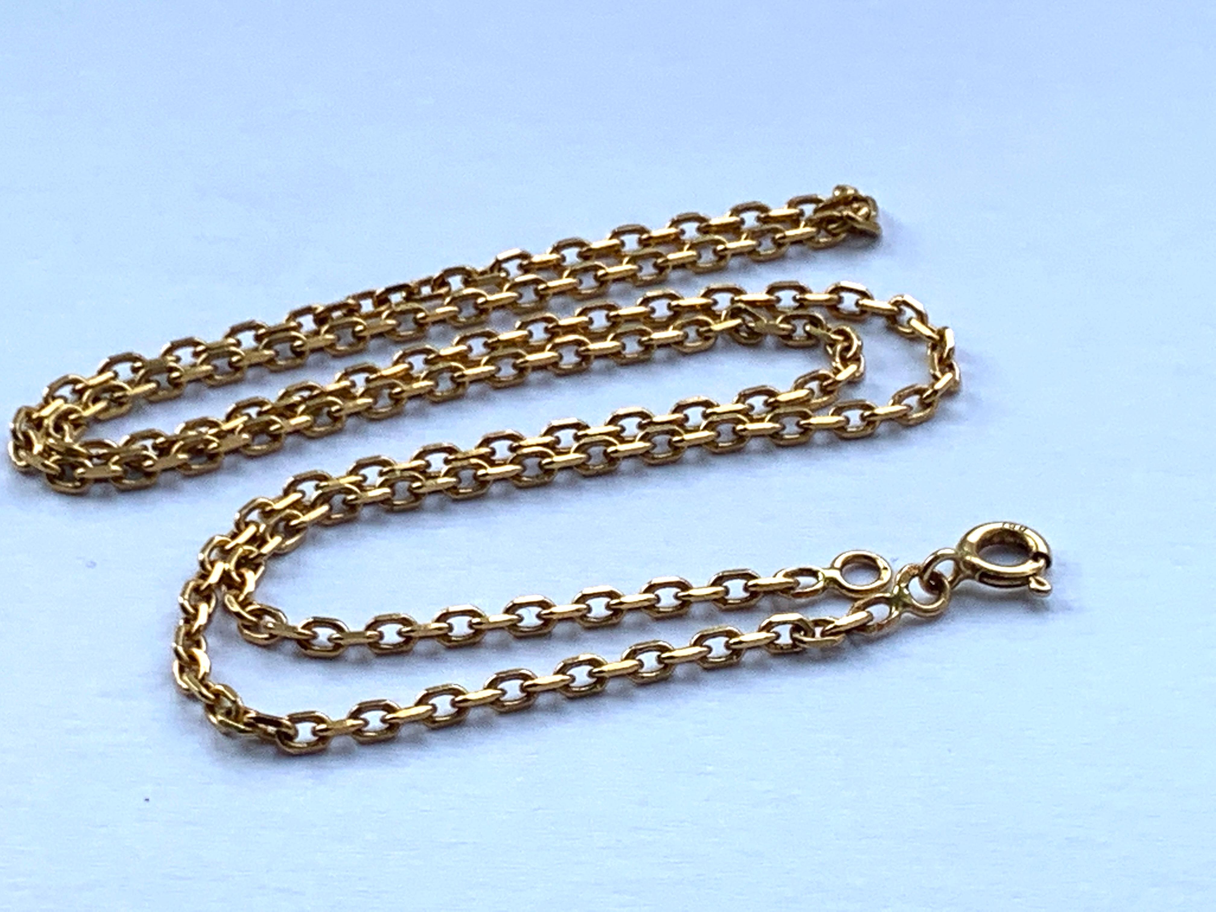 Cadena de oro antiguo 18 ct 18 en Bueno estado para la venta en London, GB