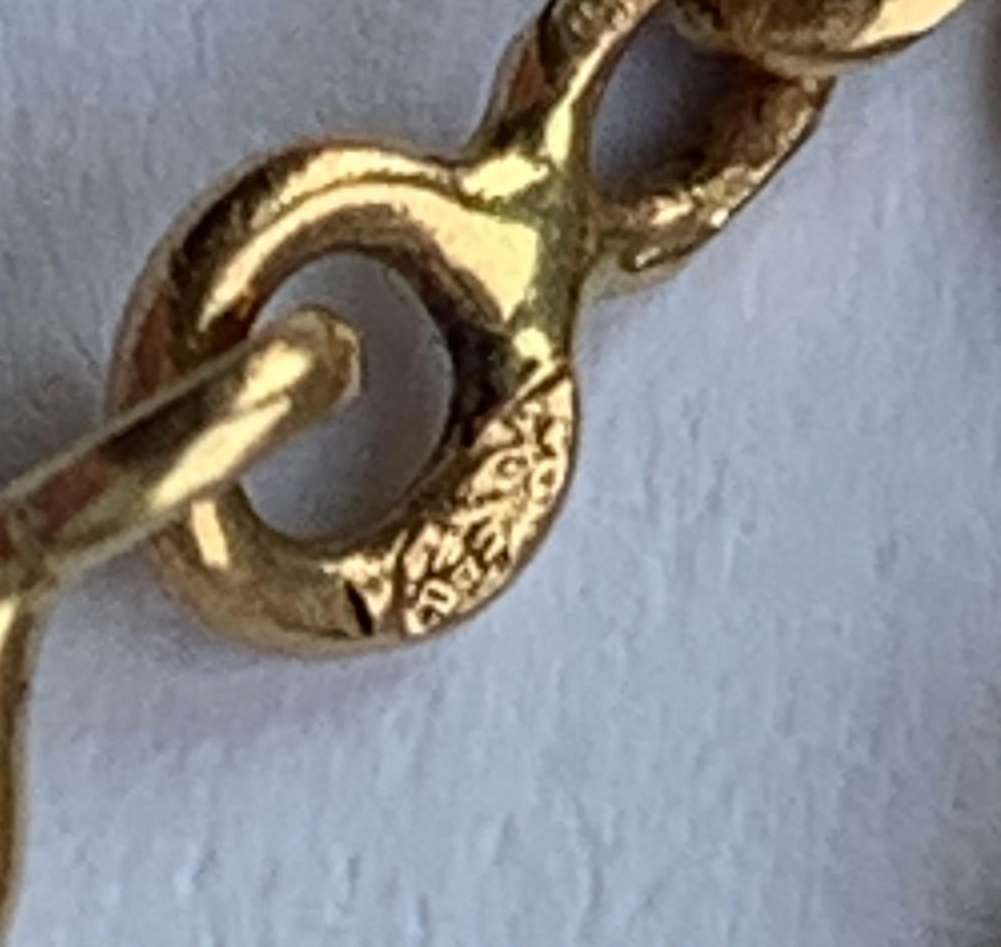 Cadena de oro antiguo 18 ct 18 en venta 2