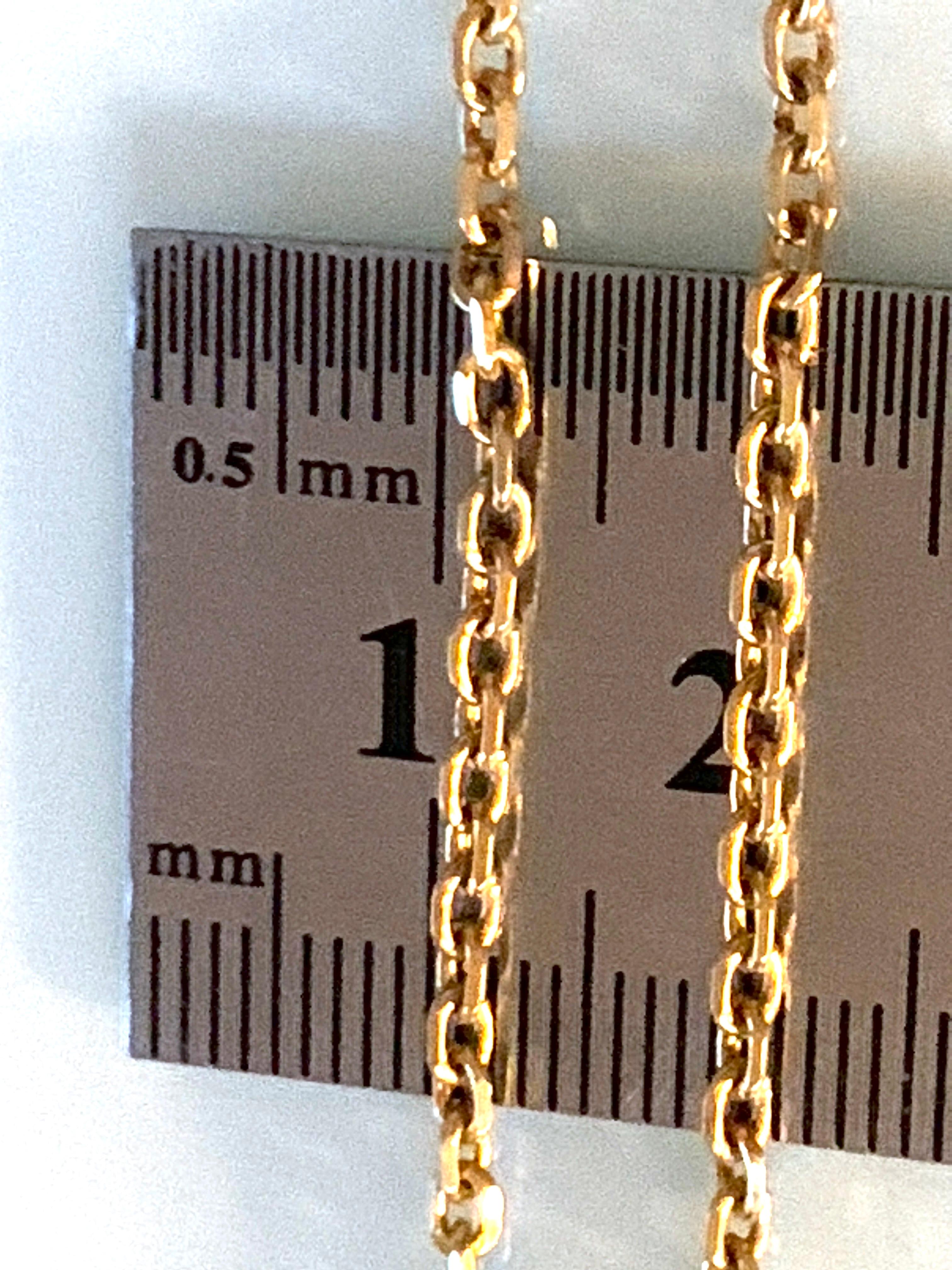 Cadena de oro antiguo 18 ct 18 en venta 4