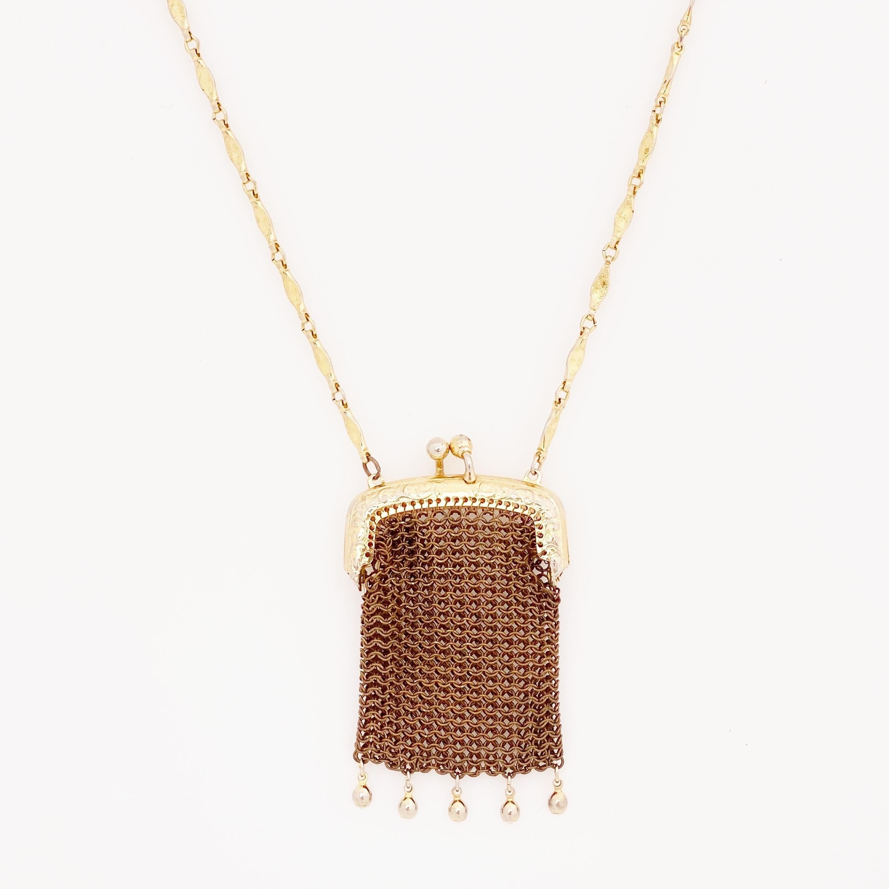 chain pouch necklace