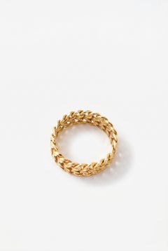 Gold Chain Ring 14k Link Band Unisex J Dauphin