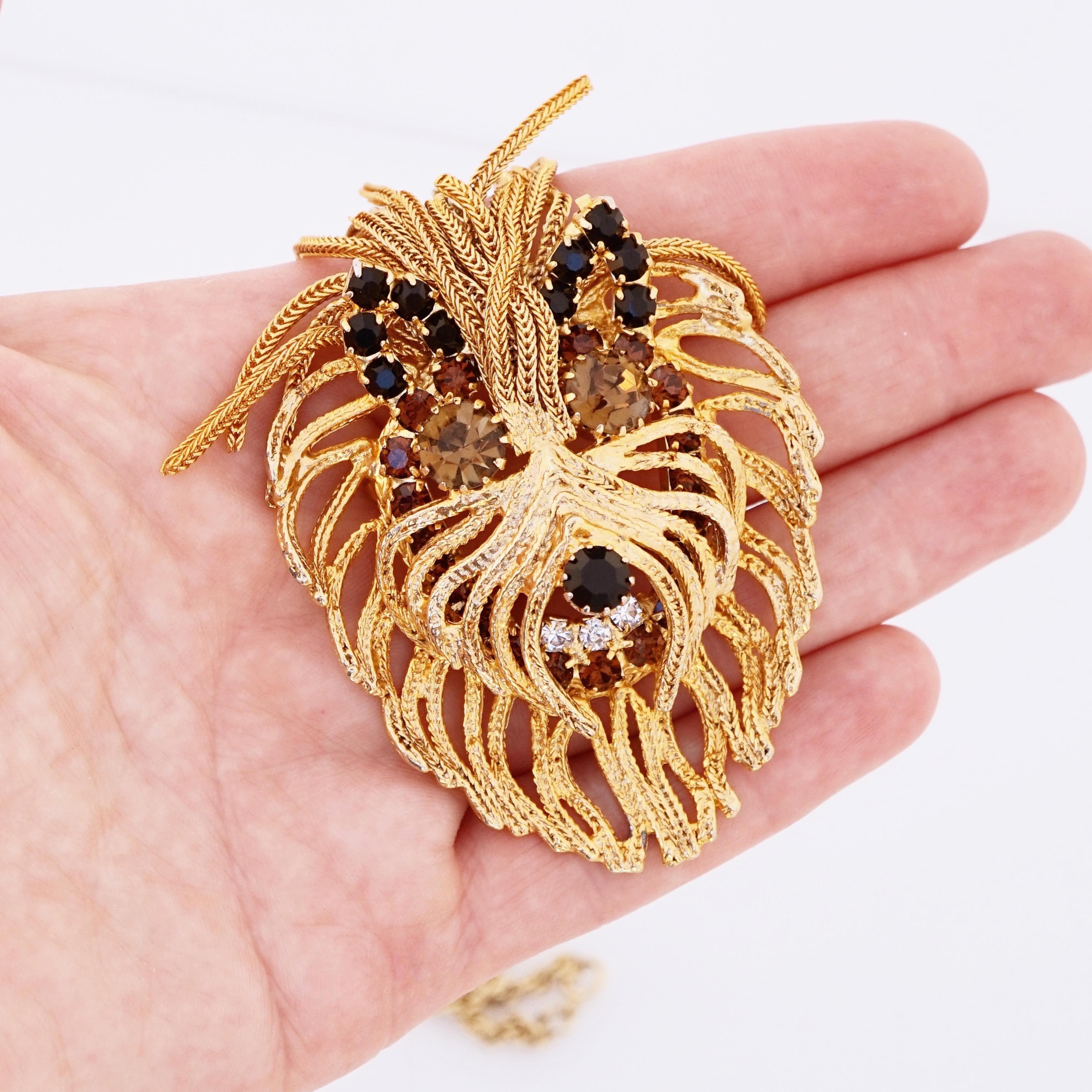 Goldkette Halskette mit bauchigem Hundeanhänger von Dominique, 1960er Jahre im Angebot 1