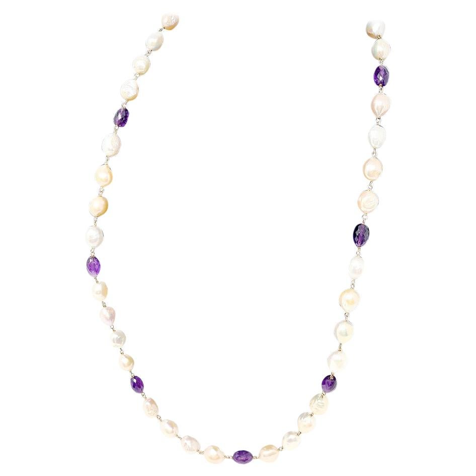 Early Victorian Natural Pearl Festoon Necklace at 1stDibs