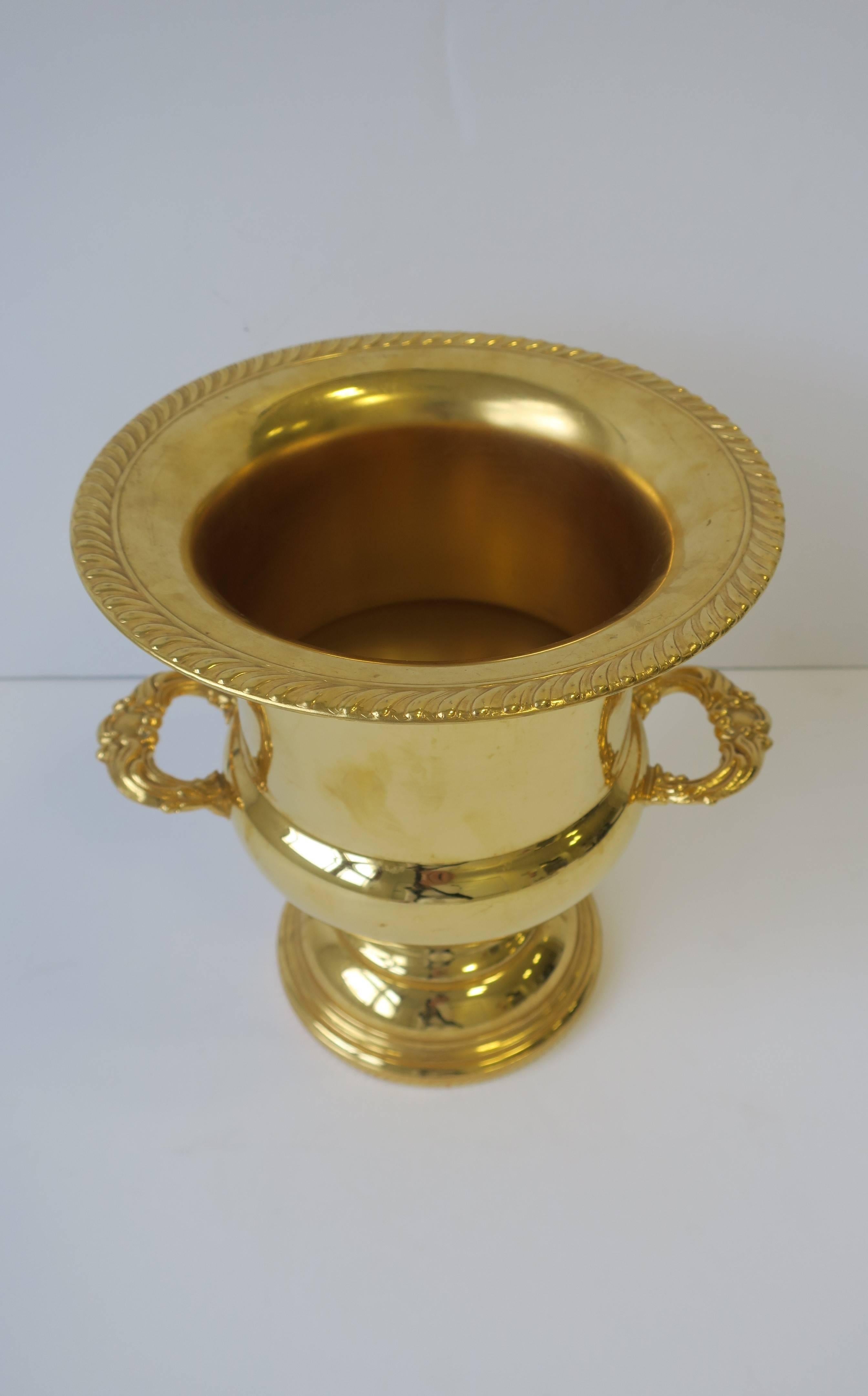 Plated Gold Champagne or Wine Cooler Ice Bucket