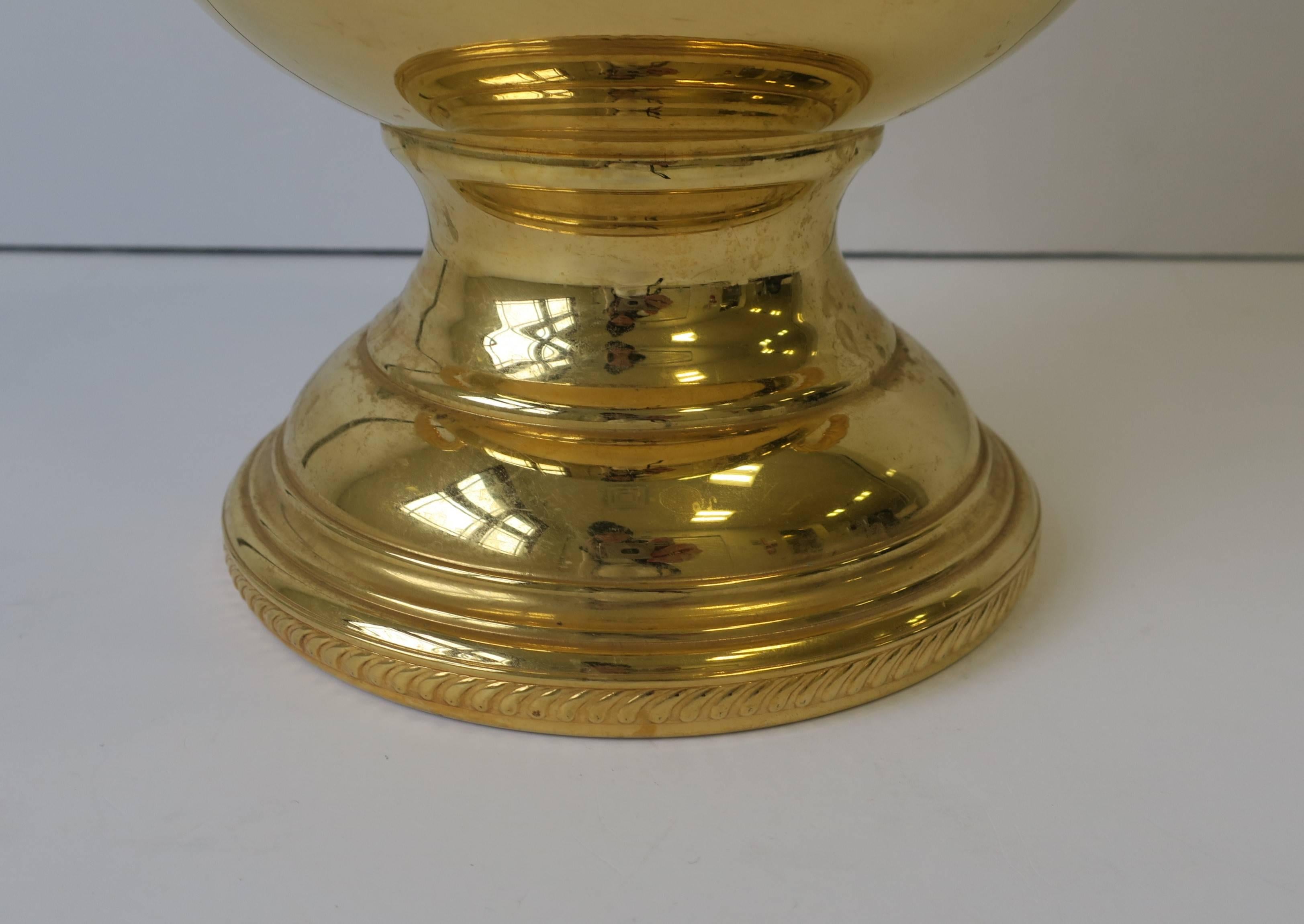 Gold Champagne or Wine Cooler Ice Bucket In Good Condition In New York, NY
