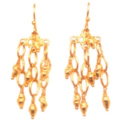 Boucles d'oreilles chandelier - Or