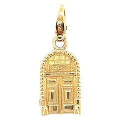 Vintage Gold Chanel Door Charm