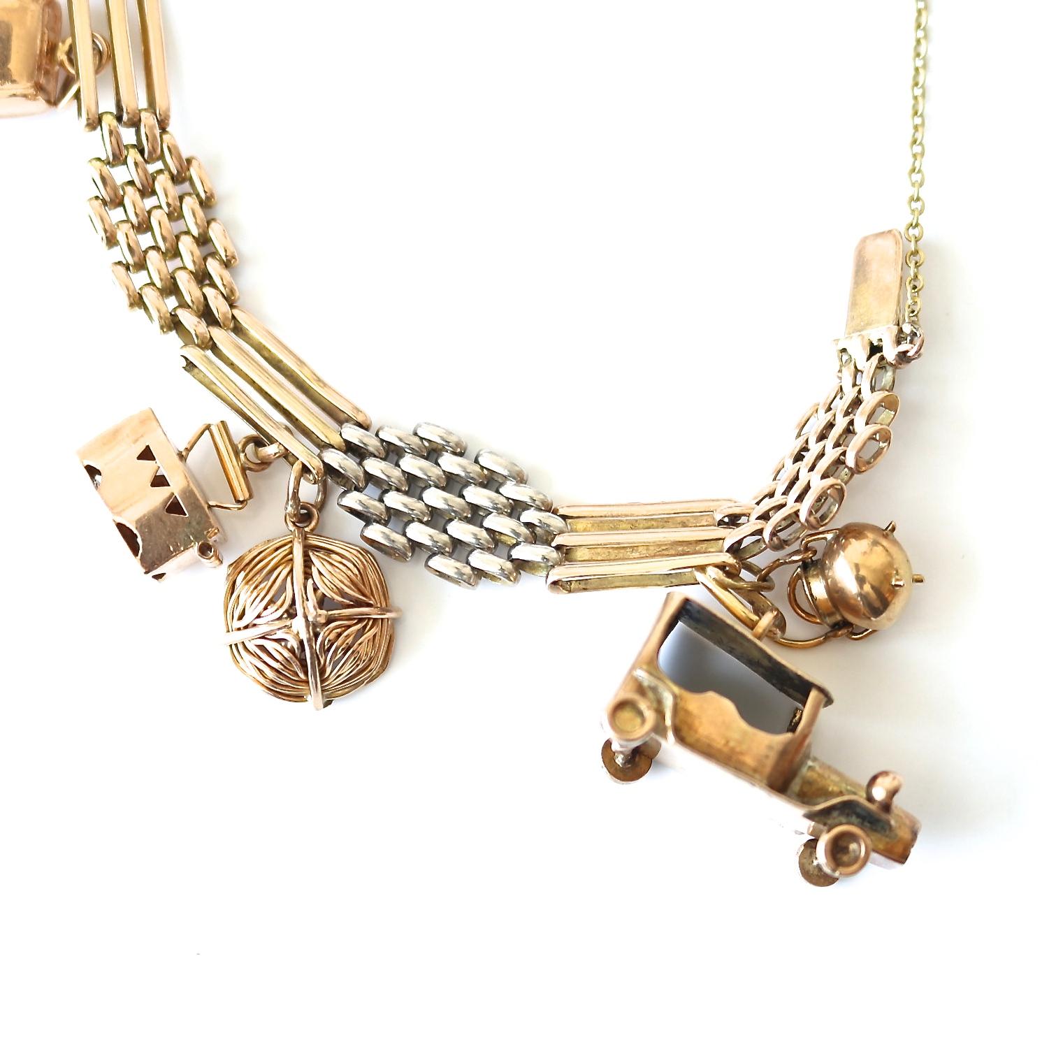 Eleven playful charms designed in 18k gold ready to fill the air with notes of whimsical fancy as you move through the day. A delight from morning to night.