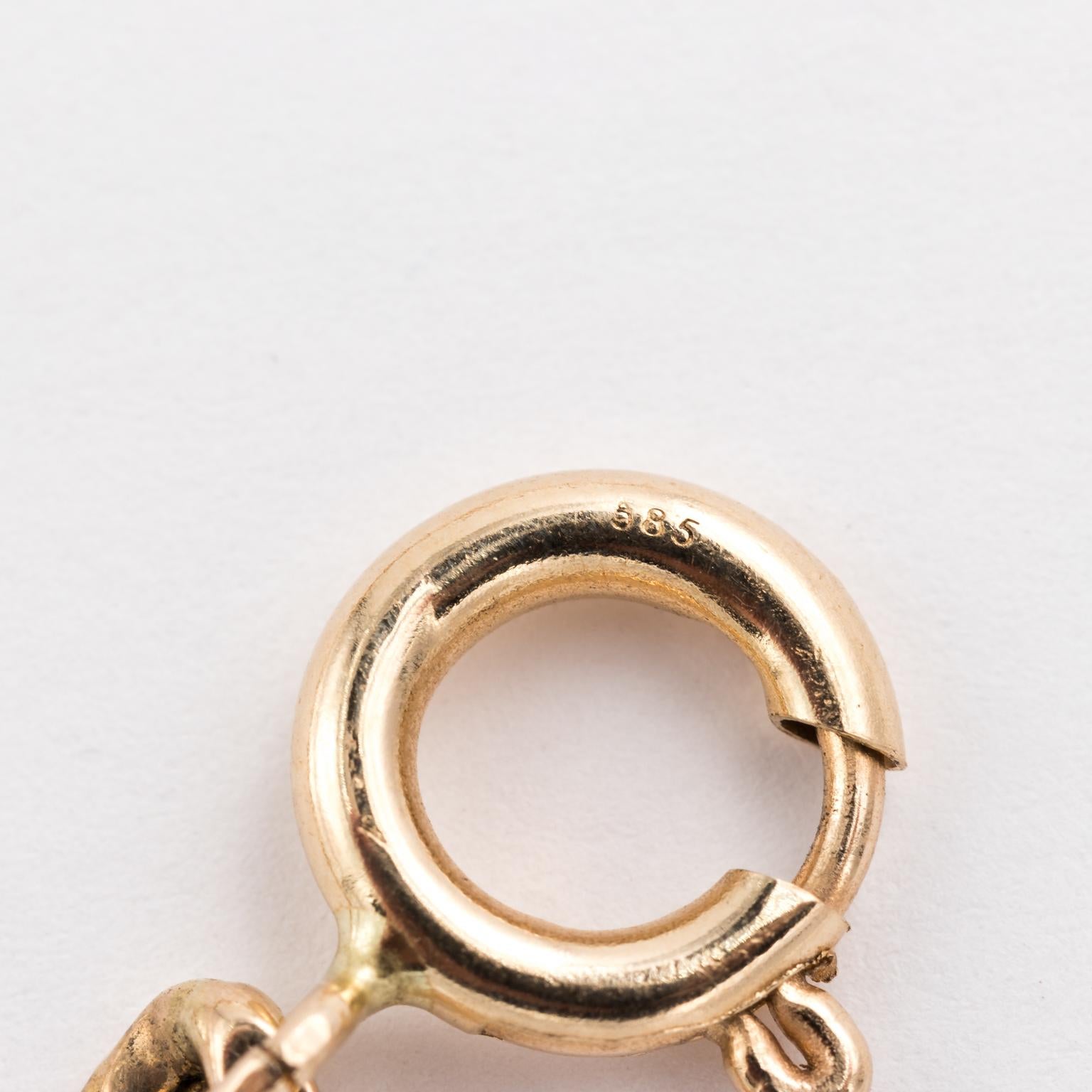 Gold Charm Necklace 7