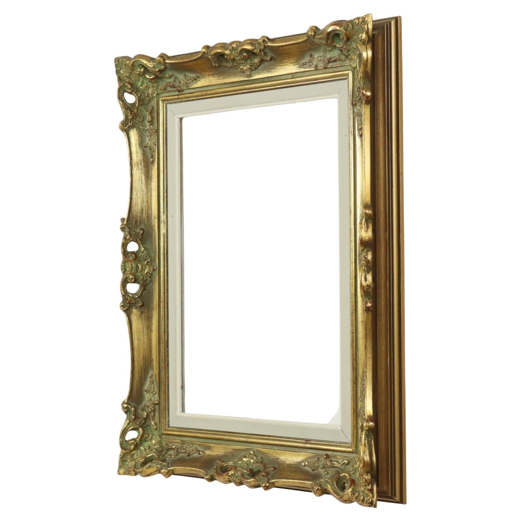 Gold Classic Baroque Style Frame Wood Plaster 56x46cm For Sale