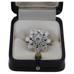 Bague en or avec diamants - Total 3.1ct avec 14k whitegold