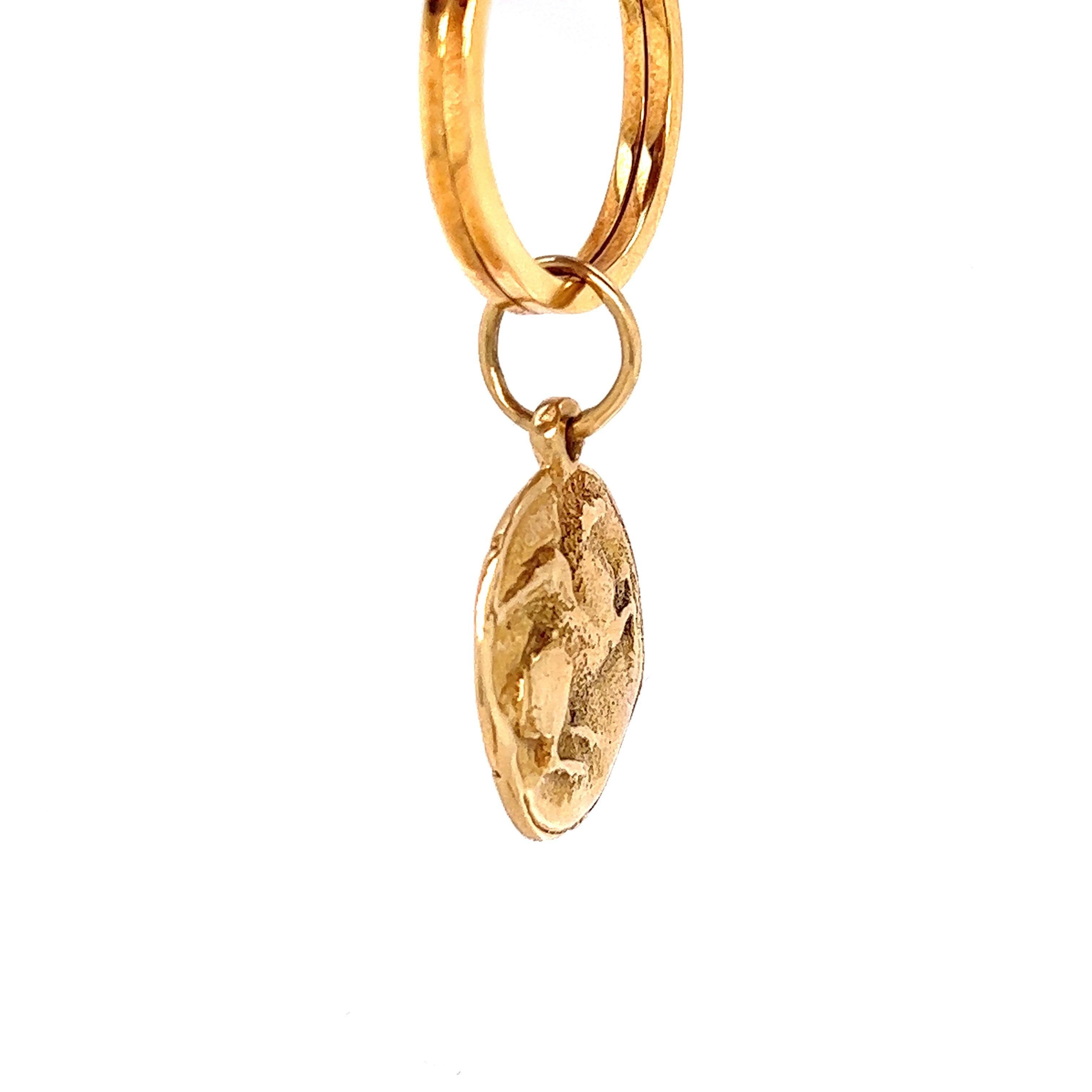 Gold Coin Key Chain For Sale 1