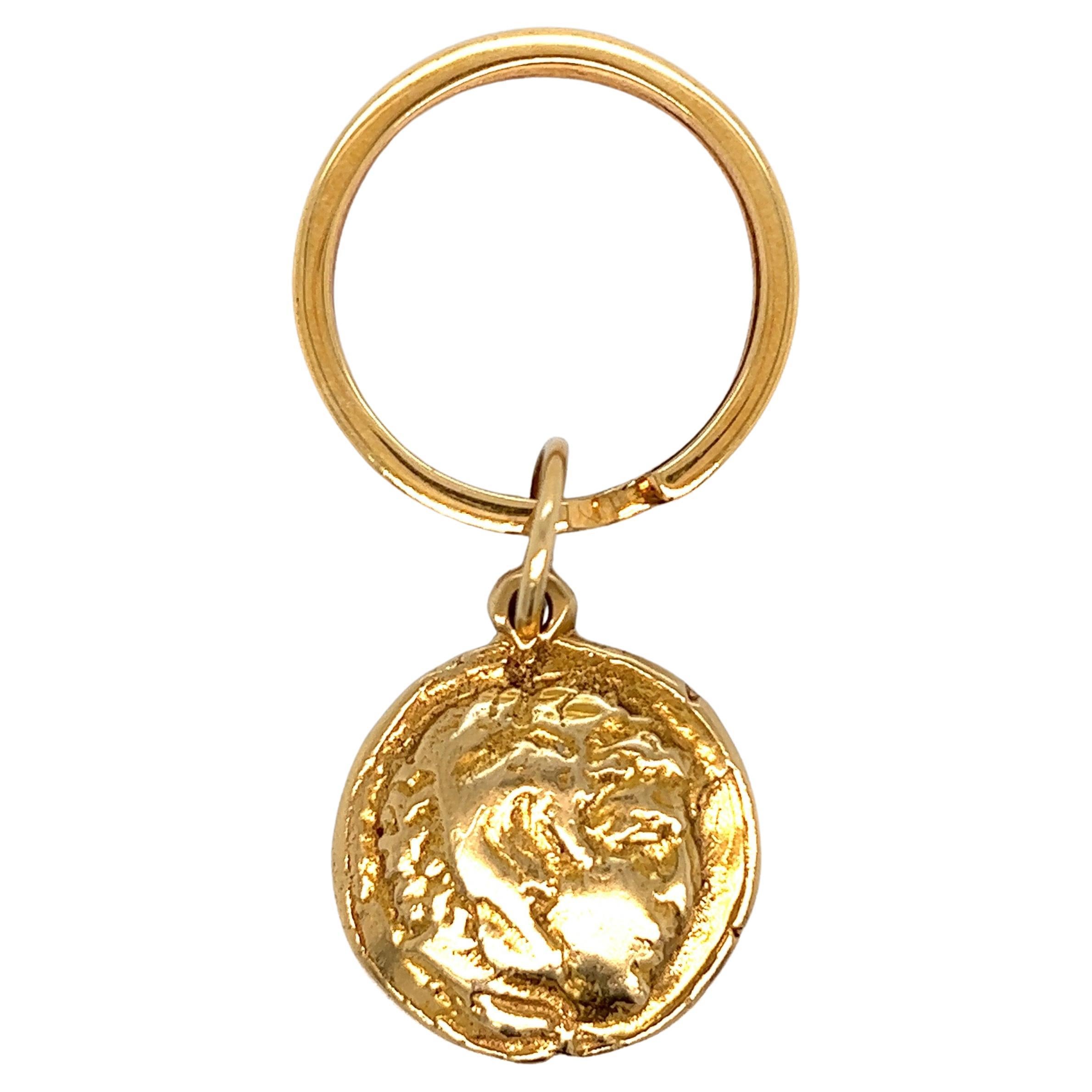Gold Coin Key Chain For Sale