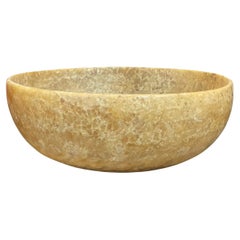 Gran cuenco de alabastro dorado, Egipto, Contemporáneo