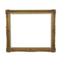 Gold-colored Baroque Style Frame Classic Wooden Frame 73x63cm