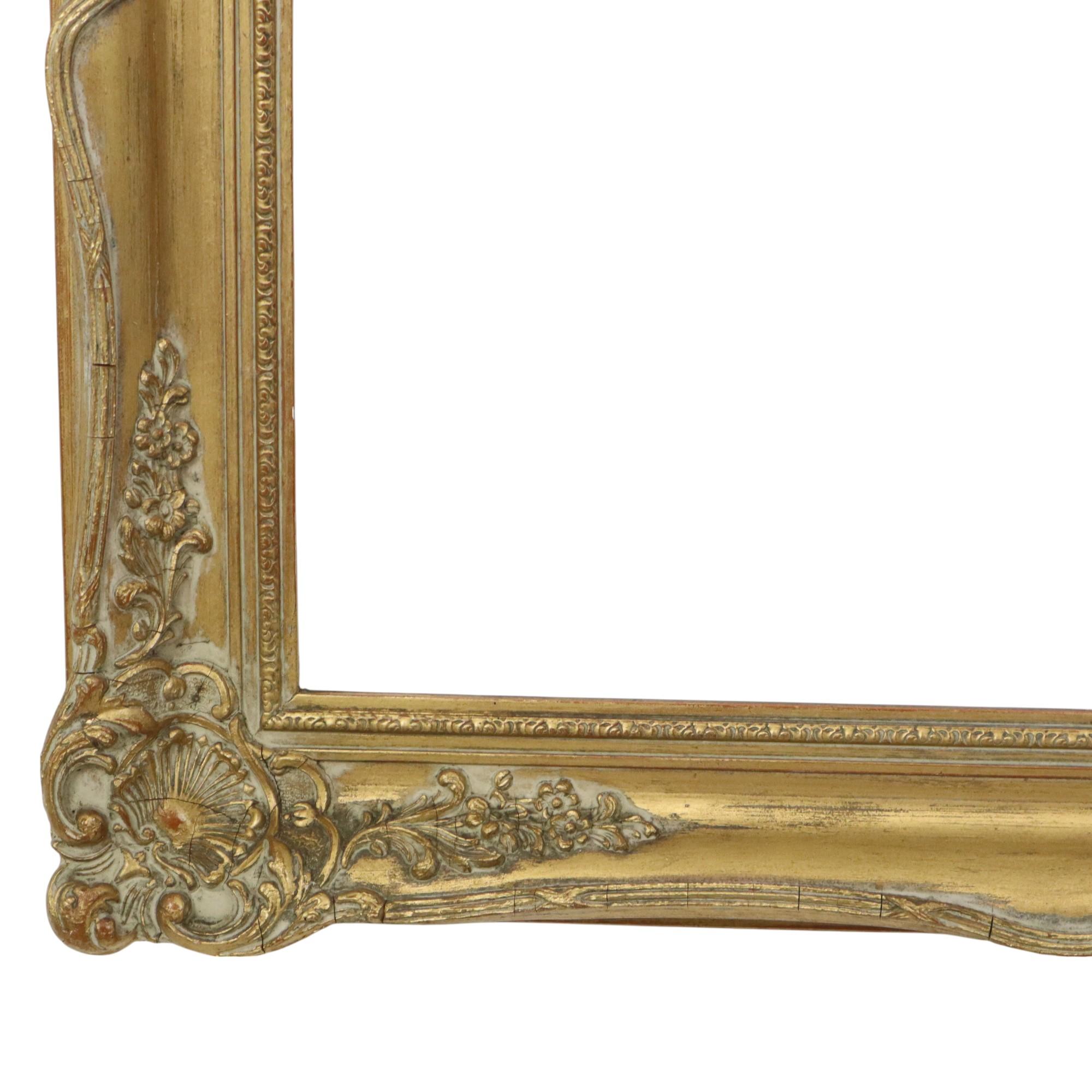 Gold-colored Baroque Style Frame Painting Classic 70x60cm For Sale 1