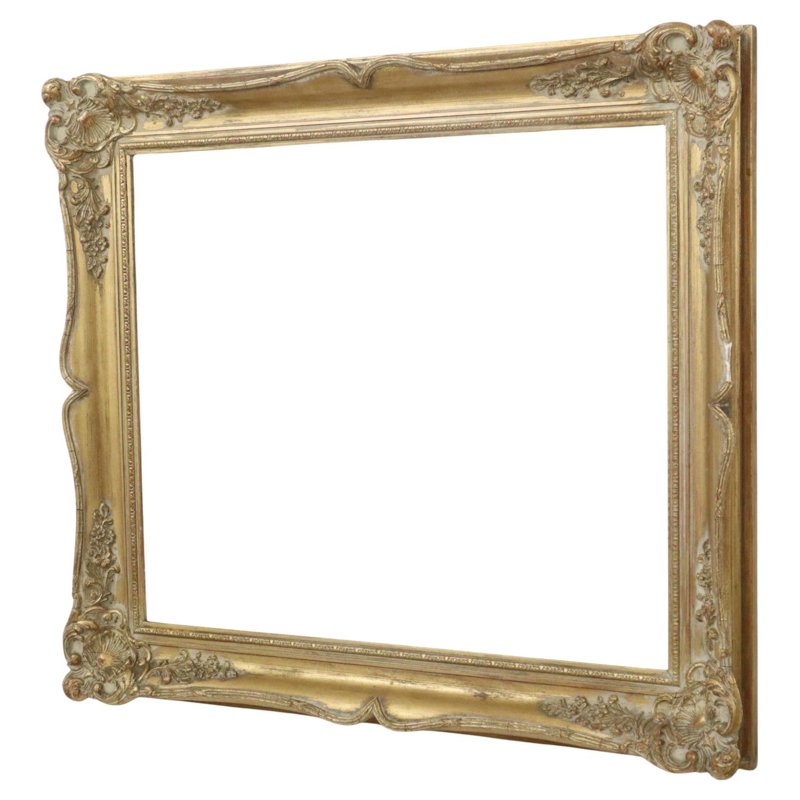 Gold-colored Baroque Style Frame Painting Classic 70x60cm