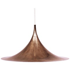 Gold Colored Gubi Semi Pendant by Claus Bonderup and Thorsten Thorup, 1960s