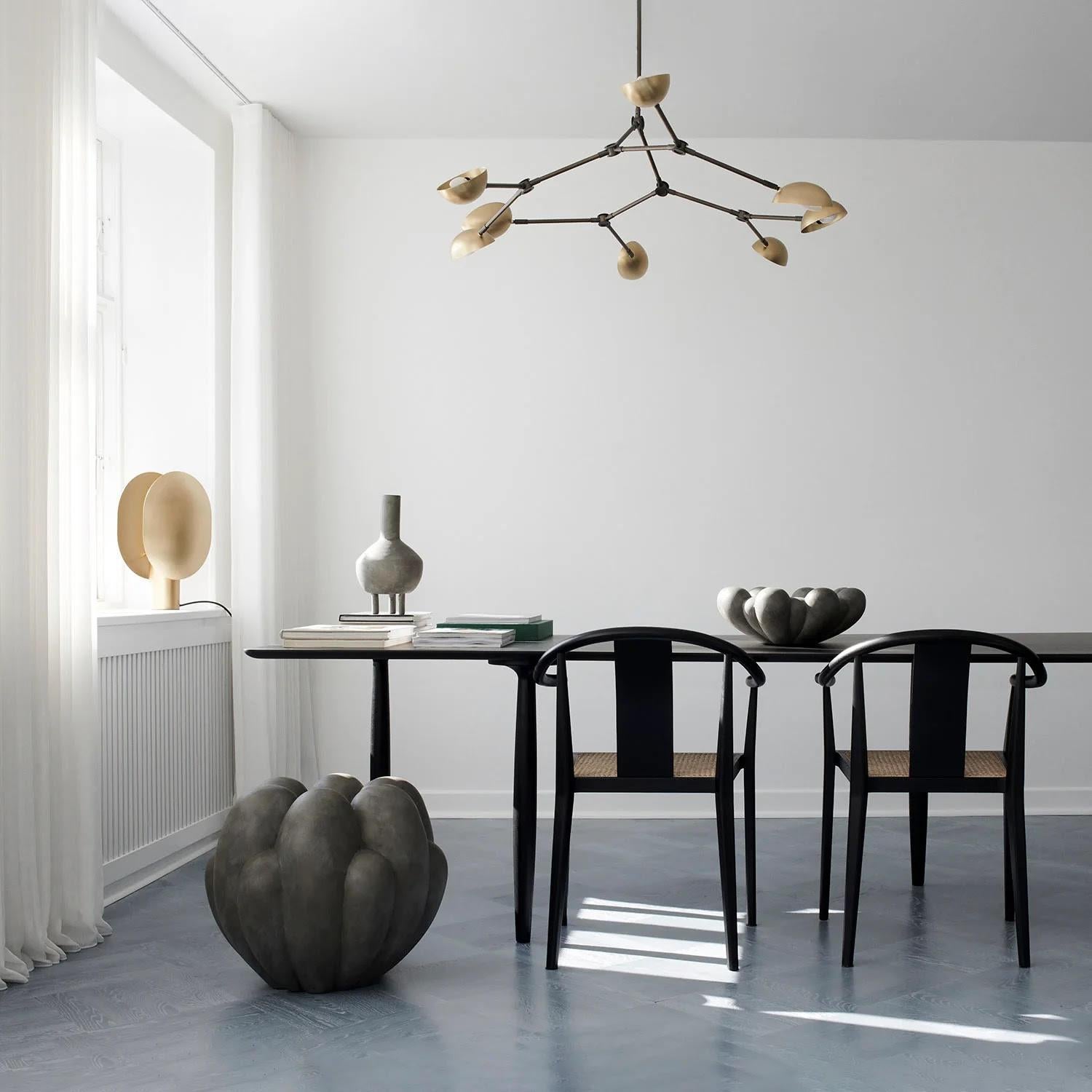 Lámpara de Sobremesa de Aluminio Dorado, Obra Contemporánea. en Nuevo estado para la venta en Saint-Ouen, FR