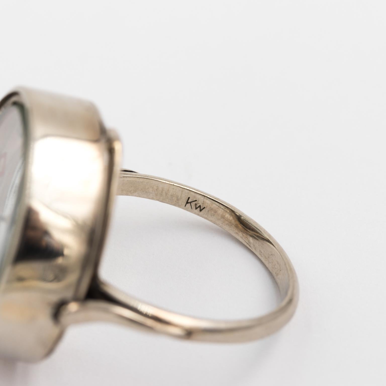 Gold Compass Ring For Sale 4