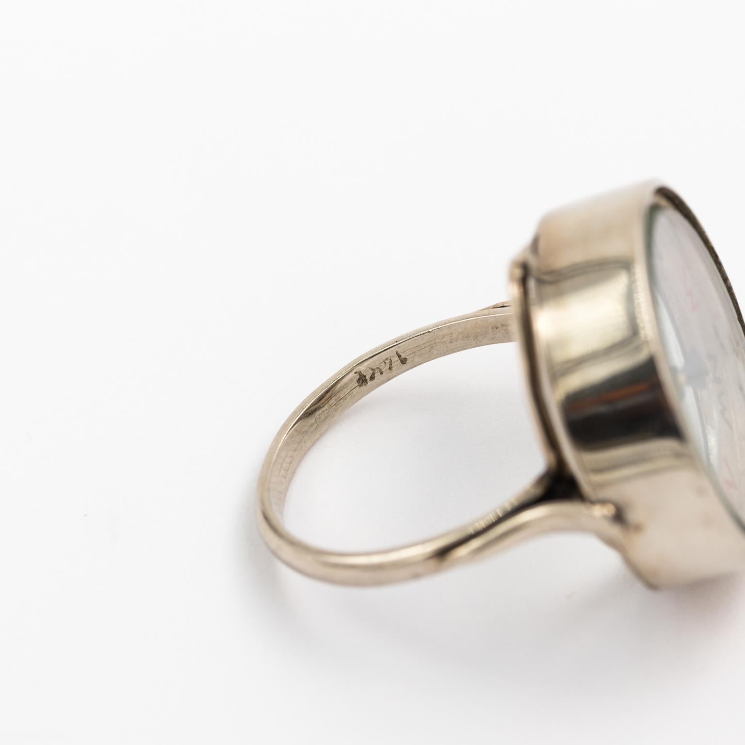 Gold Compass Ring For Sale 5