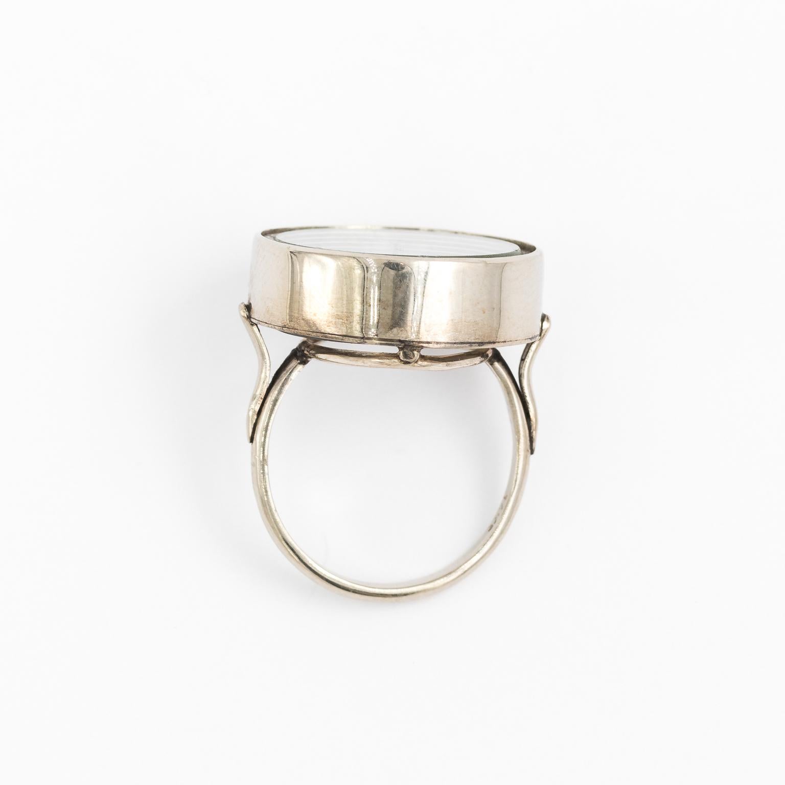 Gold Compass Ring For Sale 2