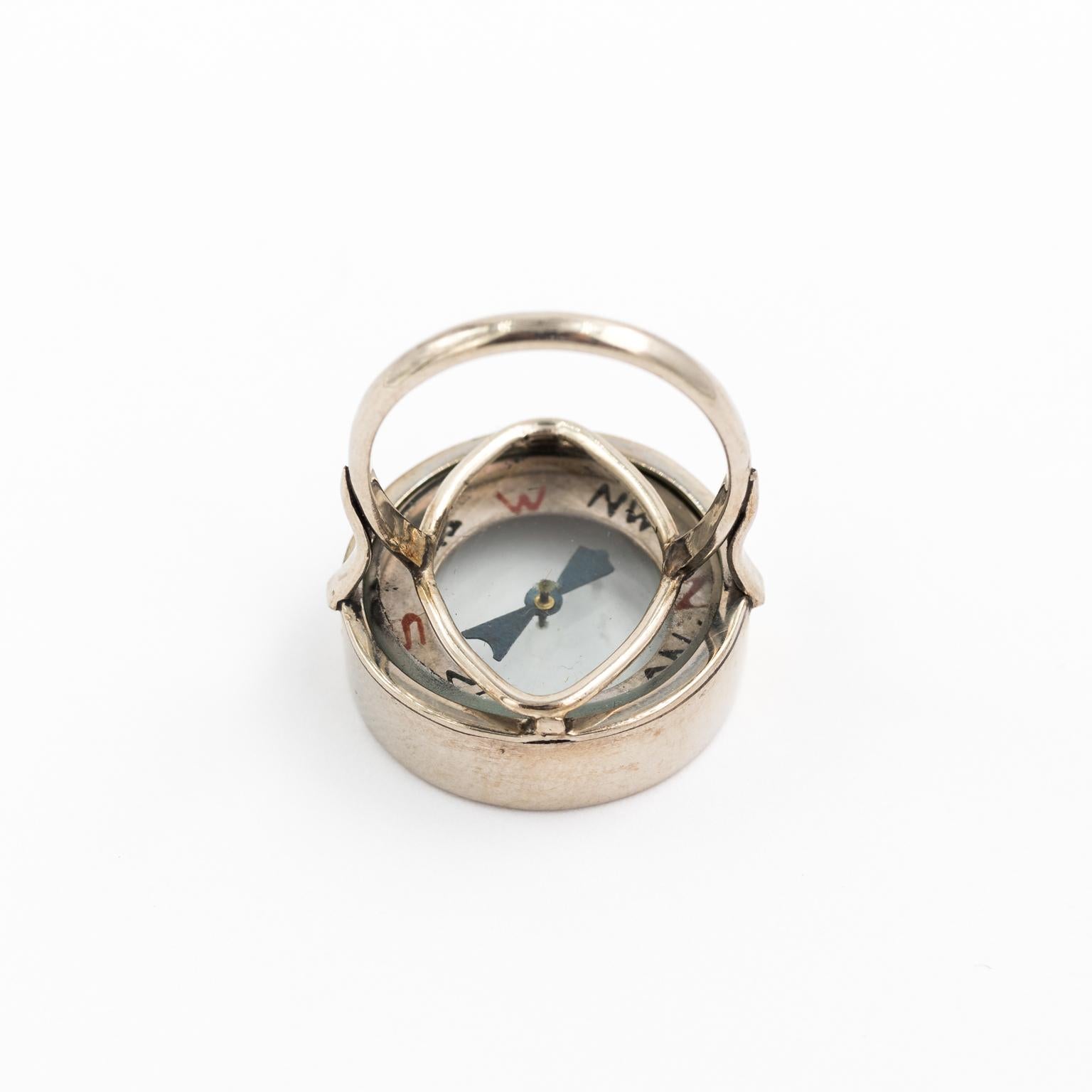 Gold Compass Ring For Sale 3