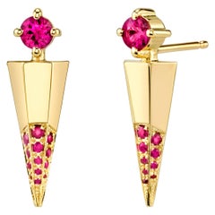 Gold Stud Earrings