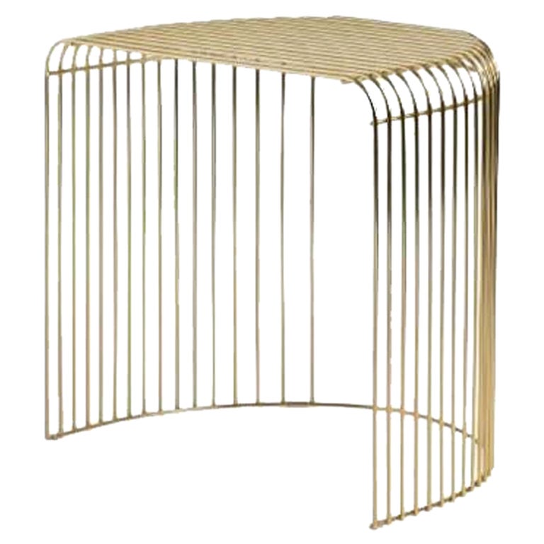 Tavolino d'oro contemporaneo