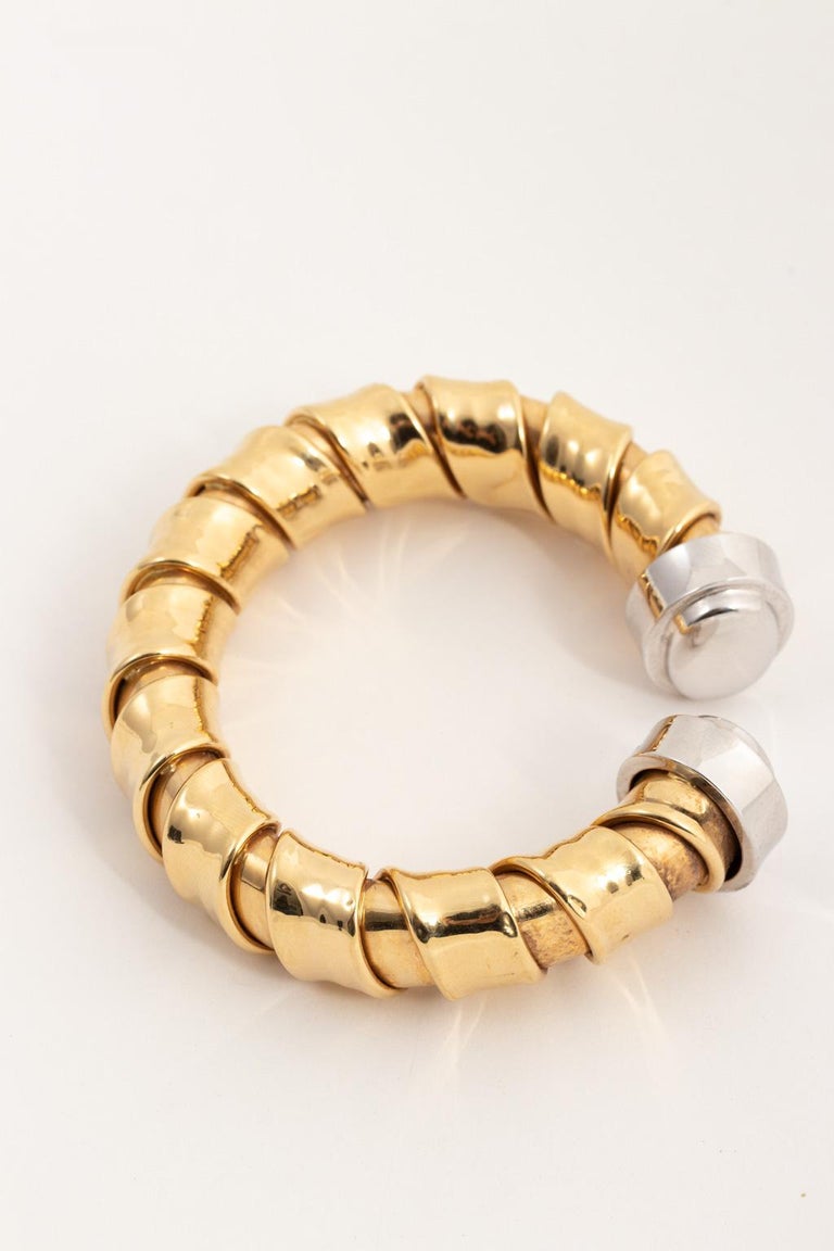 Gold Cuff Bracelet For Sale at 1stDibs