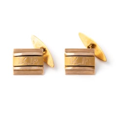 Gold Cufflinks 1950S