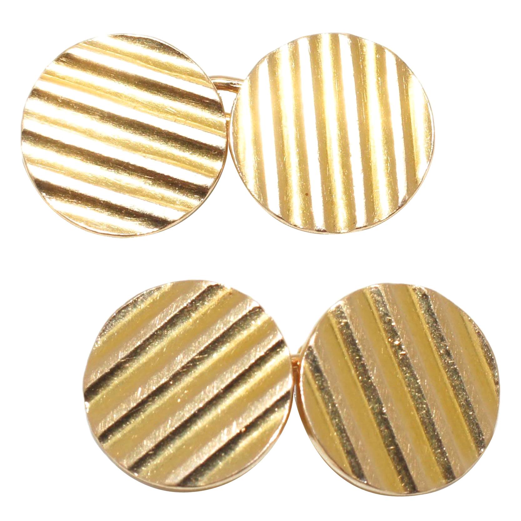 Gold Cufflinks, circa 1965