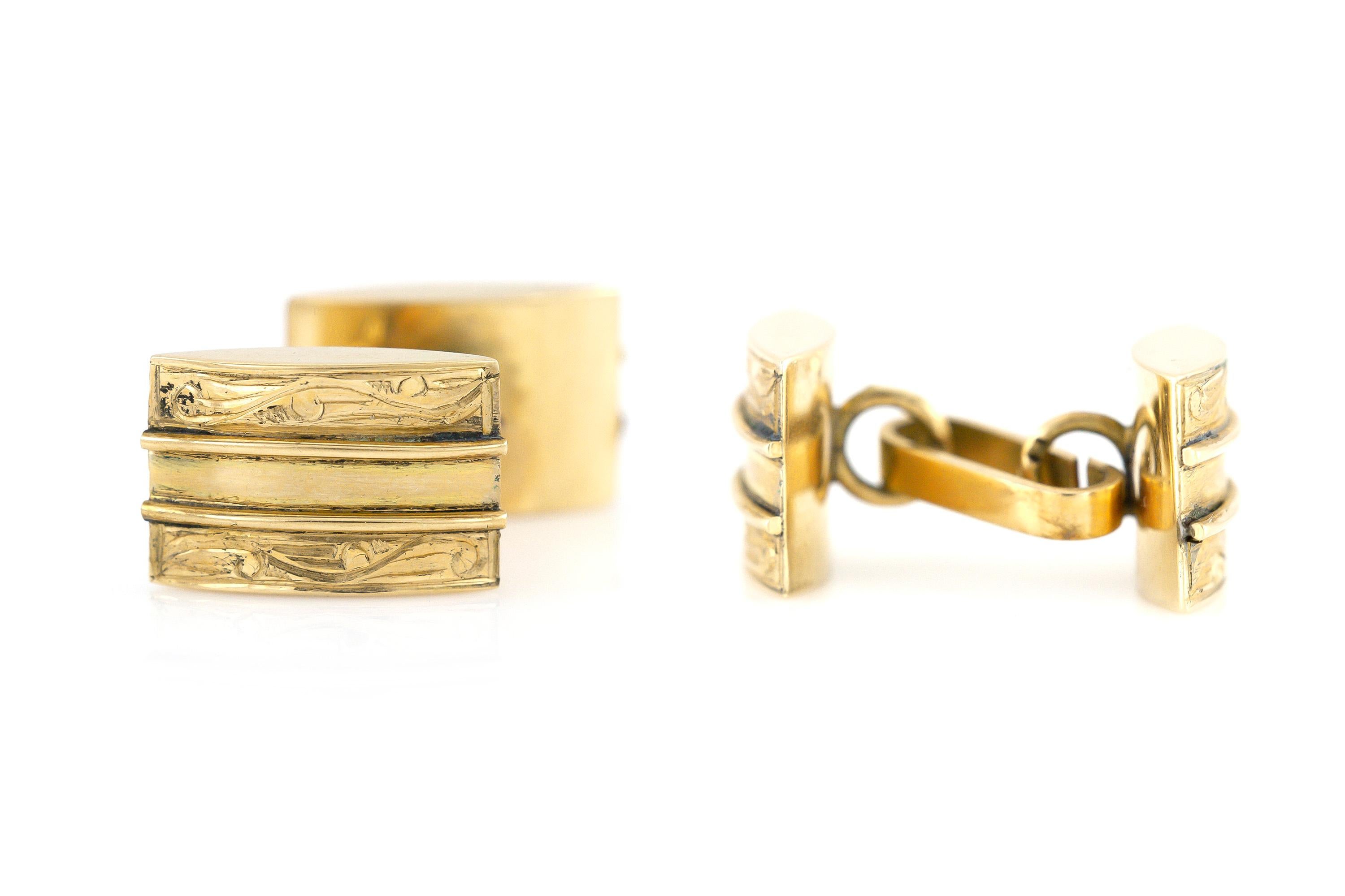 gold cufflinks for sale