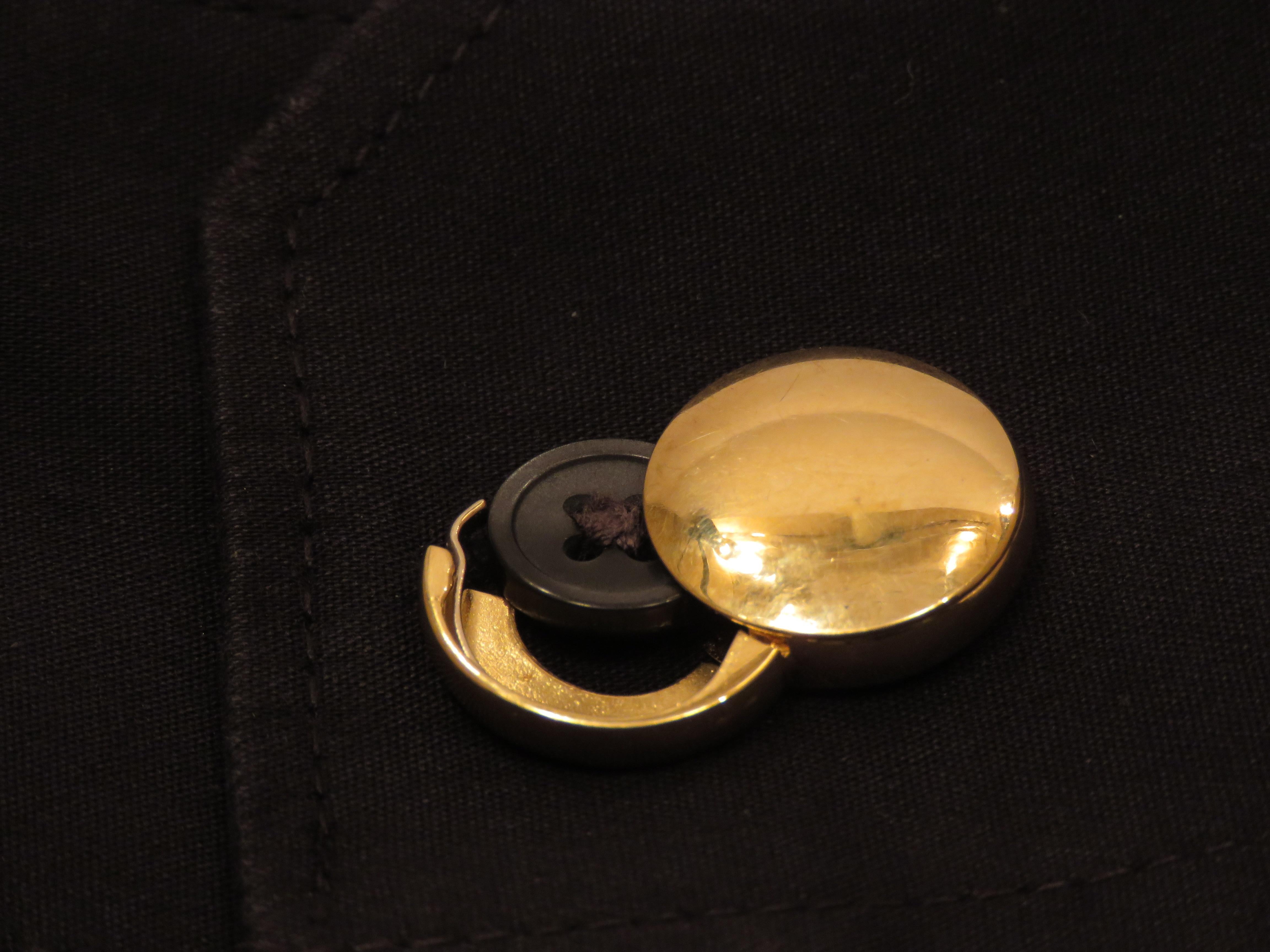 gold button covers