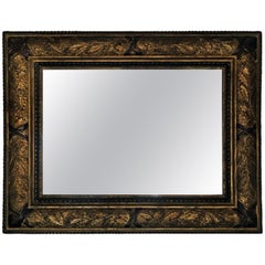 Gold Decorated Frame French Mirror from 1890s