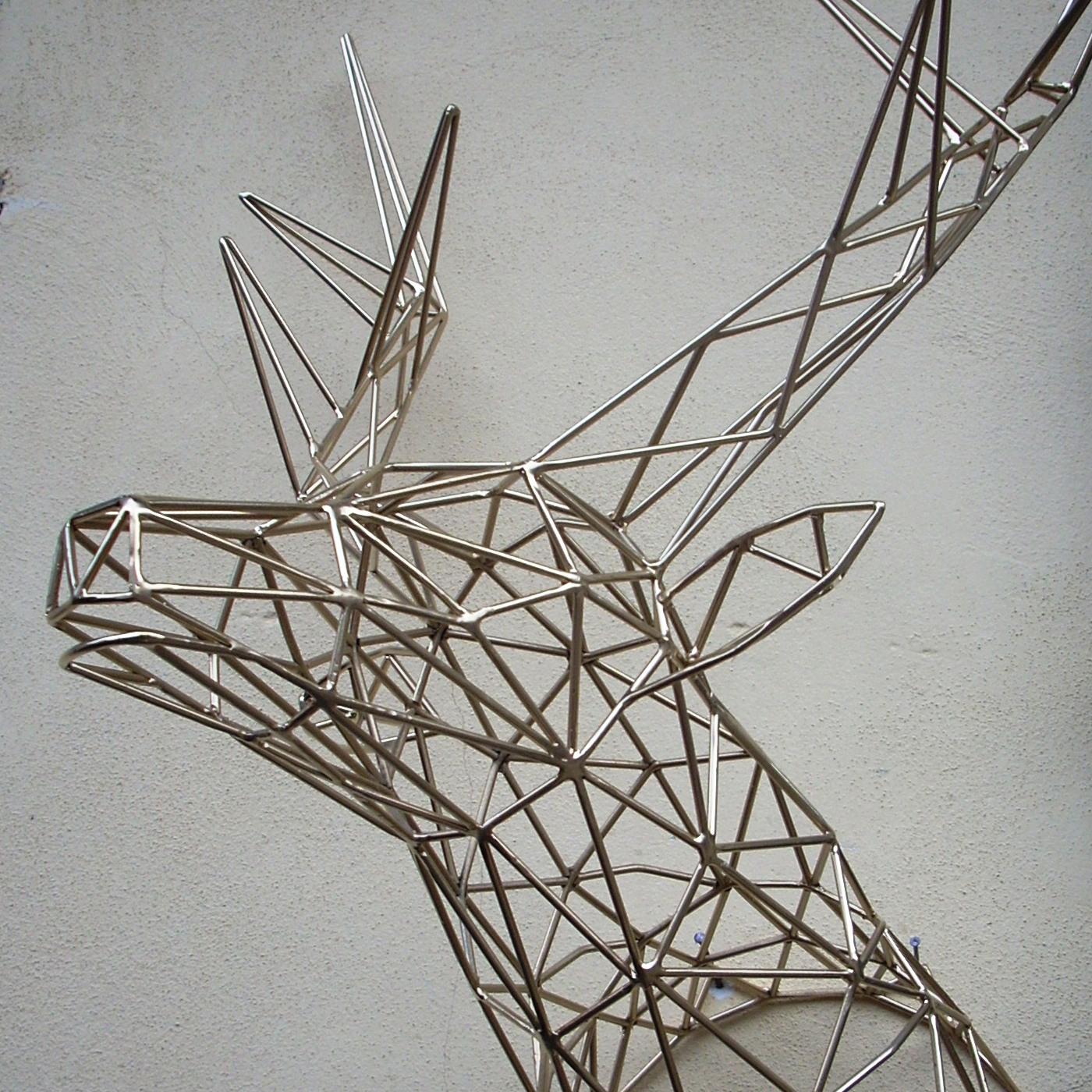Italian Gold Deer Iron Sculpture