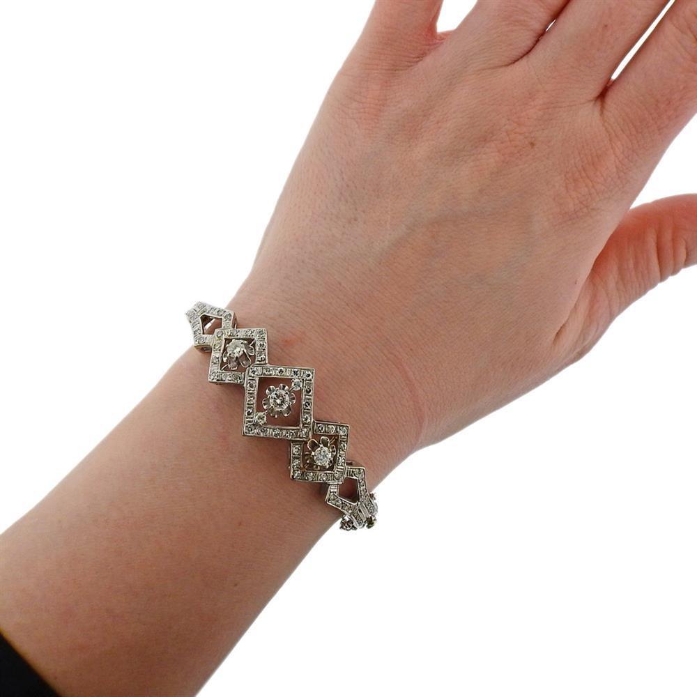 bangle bracelet with diamonds