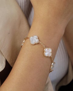 Bracelet en or et diamants