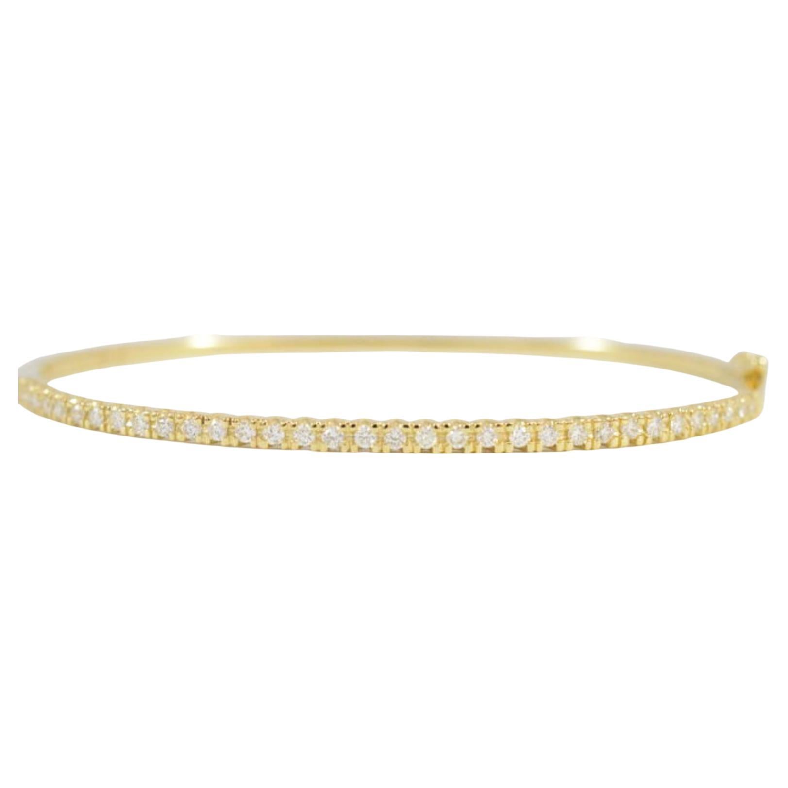 Gold Diamond Bracelet For Sale