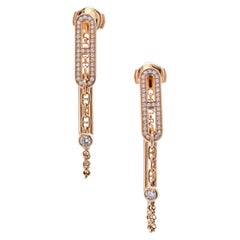 Orecchino Chaine D'Ancre in oro e diamanti di Hermes