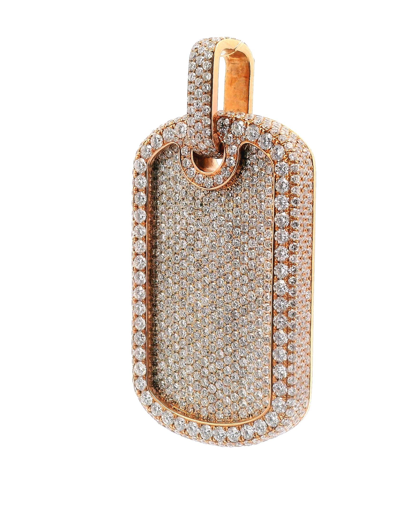 Pendentif chien en or avec diamant en vente 7