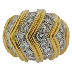 Gold-Diamant-Dome-Ring