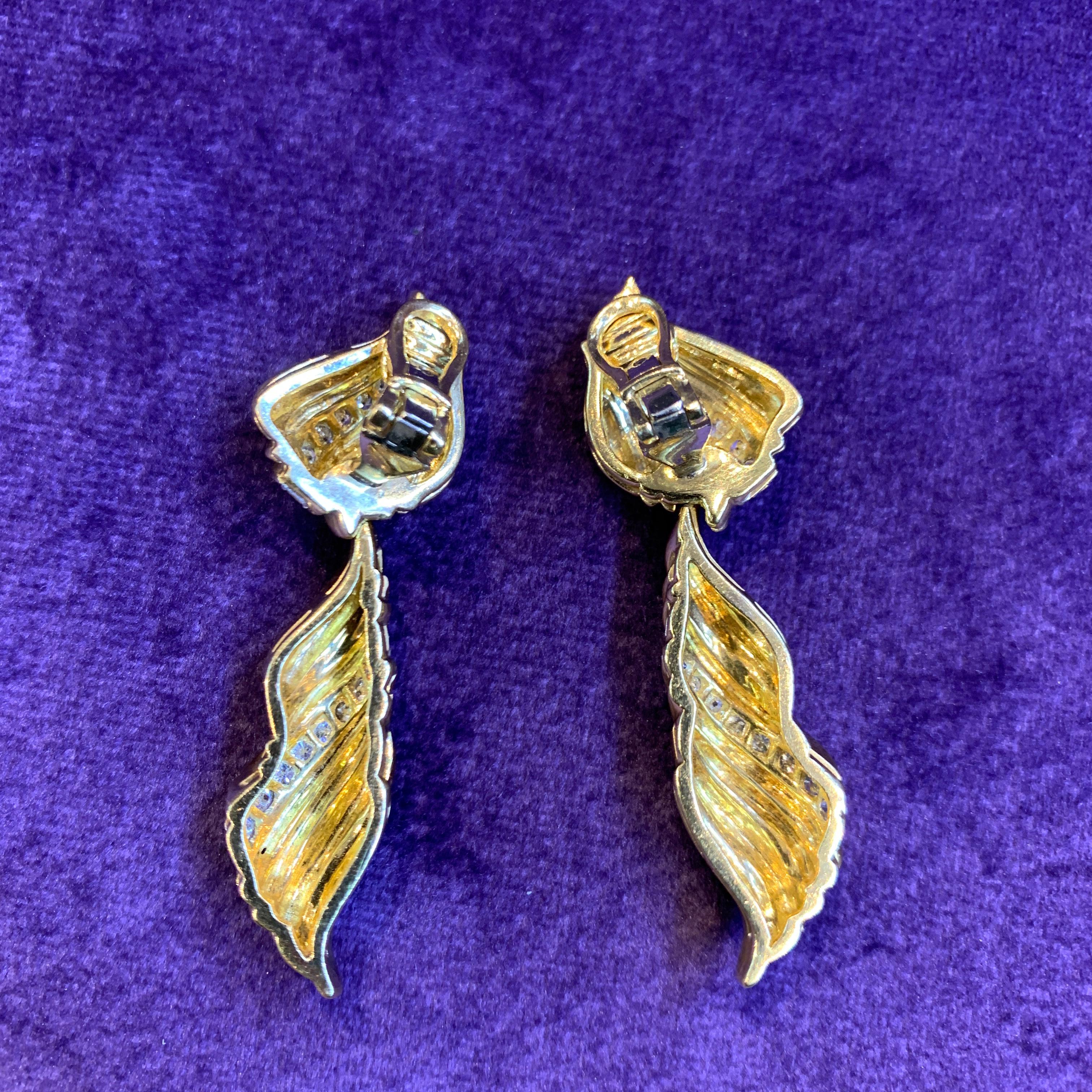 Women's Gold & Diamond Earrings
